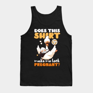 Volleyball Pregnancy Shirt | Make Me Look Pregnant Tank Top